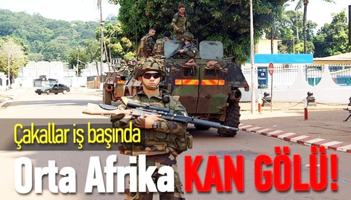 Orta Afrika kan gölü!