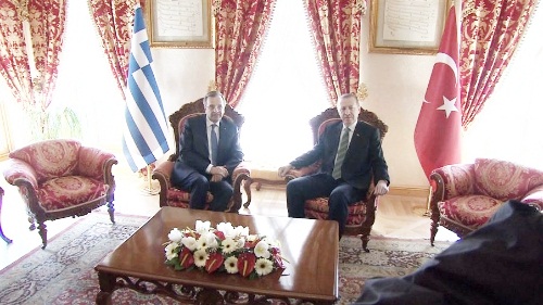 Başbakan Erdoğan, Samaras'la görüştü