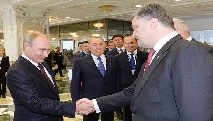 Putin ile Poroşenko Ukrayna'yı görüştü
