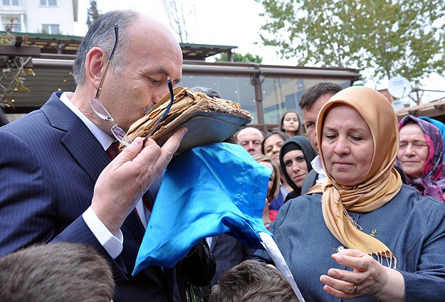 Çanakkale şehidinin Kur'an-ı hediye edildi