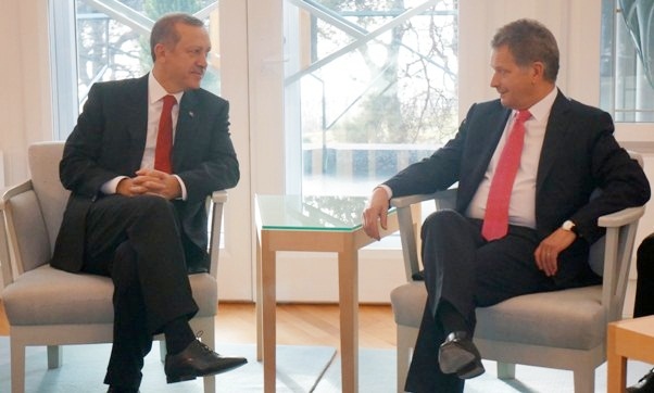 Erdoğan, Finlandiya Cumhurbaşkanı ile görüştü