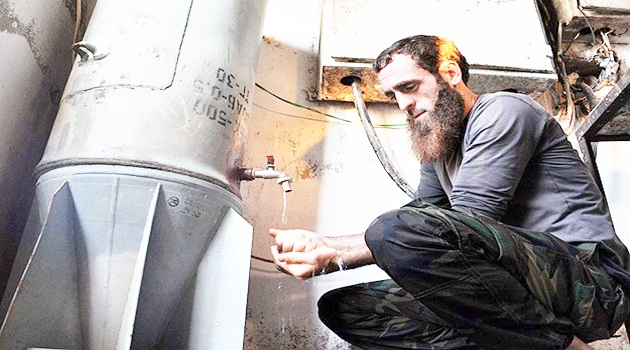 Esed'in bombası ''su kazanı'' oldu
