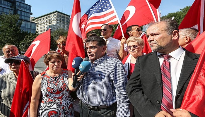 New York'taki Türkler terörü lanetledi