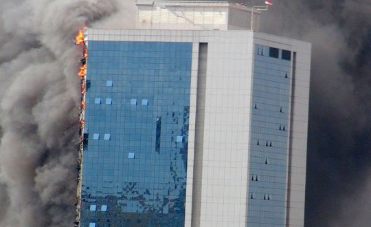 Polat Tower yangını elektrik kontağından çıkmış