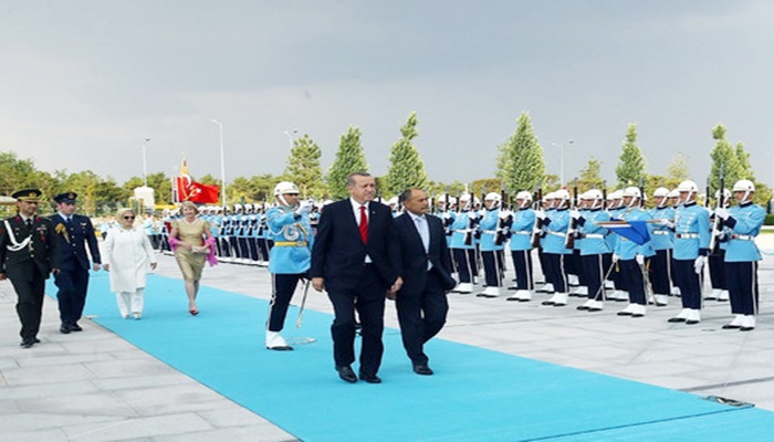 Yeni Zelanda Genel Valisi Mateparae, Erdoğan tarafından törenle karşılandı
