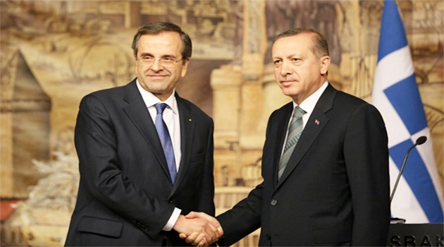 Erdoğan'dan Samaras'a teşekkür