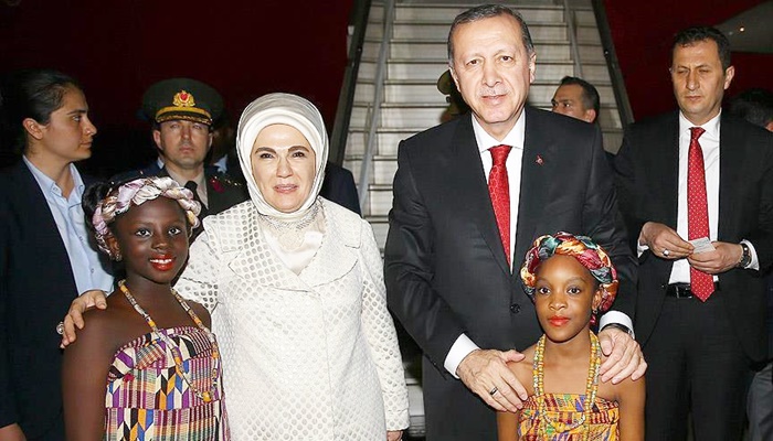 Cumhurbaşkanı Erdoğan Gana'da