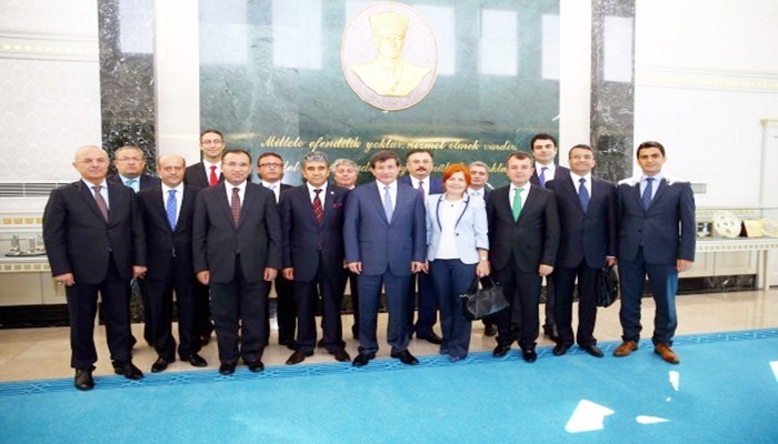 Davutoğlu Yargıda Birlik Platformu üyelerini kabul etti