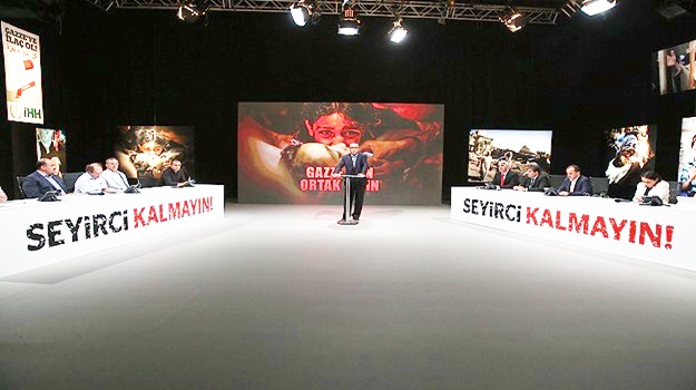 Gazze'ye canlı yayında yardım toplandı