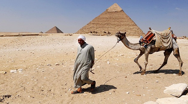 Mısır'daki olaylardan Giza Piramitleri de nasibini aldı