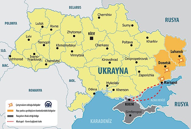 Rusya Mariupol üzerinden Kırım'a ulaşmak istiyor