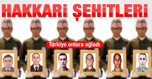 Türkiye şehitlerine ağladı