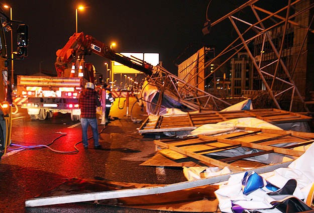 İstanbul'da şiddetli rüzgar