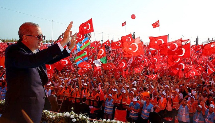 Cumhurbaşkanı Erdoğan: 15 Temmuz bu ülkenin yıkılmayacağını göstermiştir