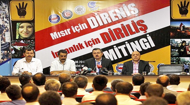 Mısır İçin Direniş, İnsanlık İçin Diriliş" mitingi