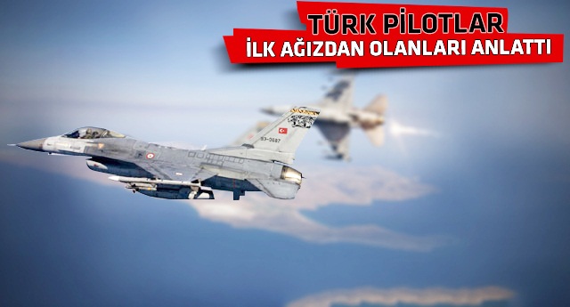 F-16'lar üsse indi, herkes çok şaşırdı