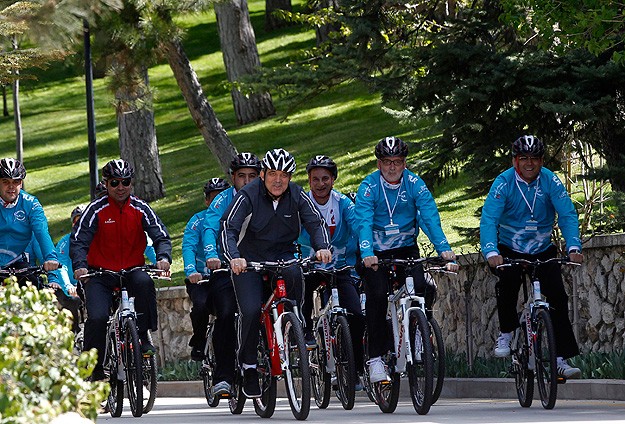 Cumhurbaşkanı Gül pedal çevirdi