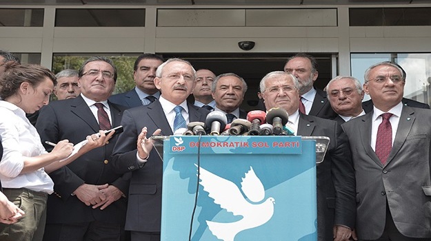 Kılıçdaroğlu DSP'yi ziyaret etti