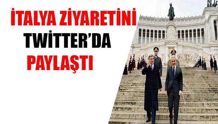Cumhurbaşkanı Gül, İtalya ziyareti fotoğraflarını sosyal medyadan paylaştı