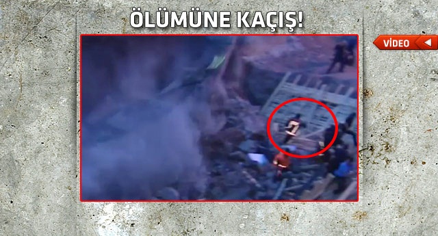 Göçük anı böyle kaydedildi