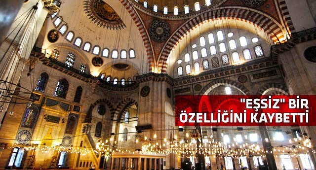 Yanlış restorasyon Süleymaniye'nin akustiğini bozdu