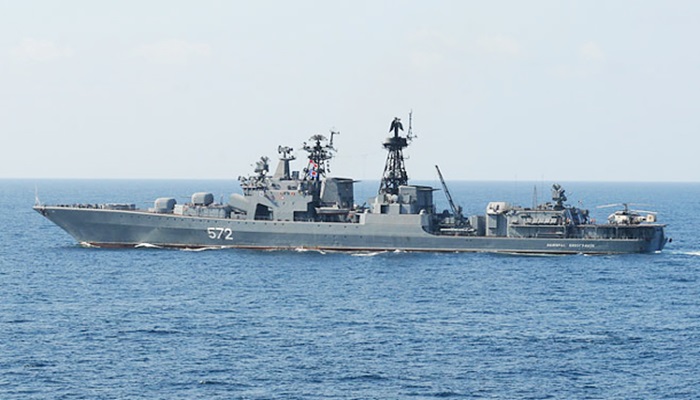 Rus ve Çin savaş gemileri Akdeniz'de tatbikata başladı