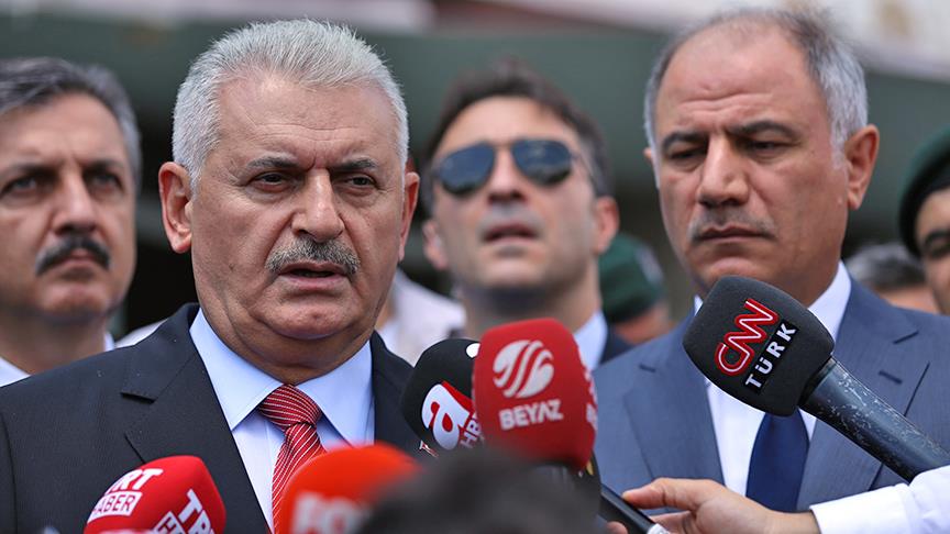 Başbakan Yıldırım: Bu canilerin arkasında artık durmaktan vazgeçin