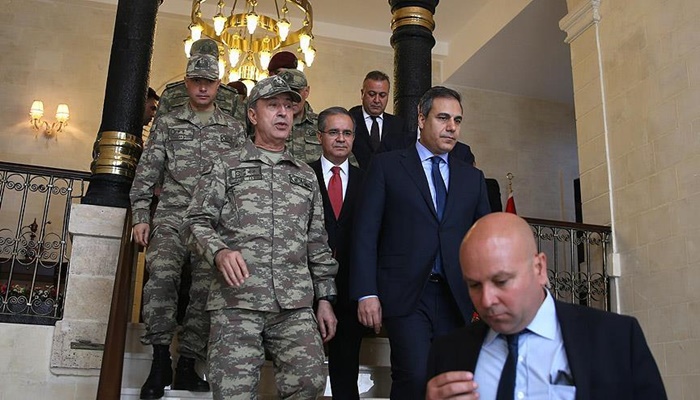 Genelkurmay Başkanı Akar ve MİT Müsteşarı Fidan Kilis'te