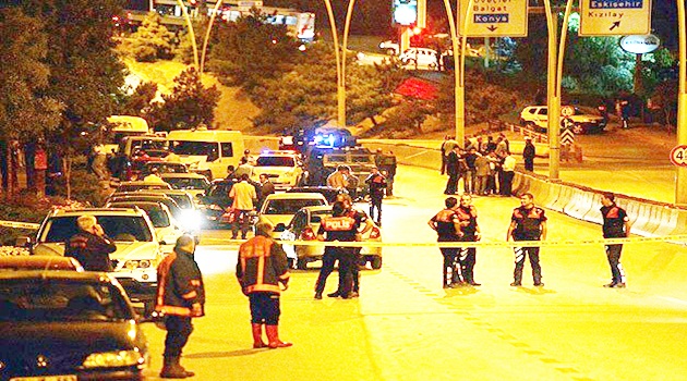 Ankara'da polisevine saldırı