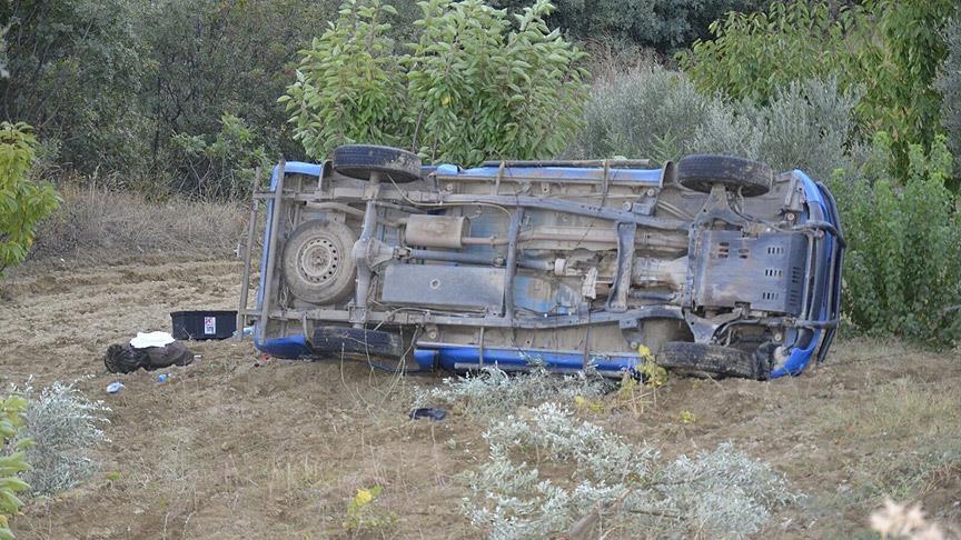 Edirne'de askeri araç devrildi 1 asker şehit oldu