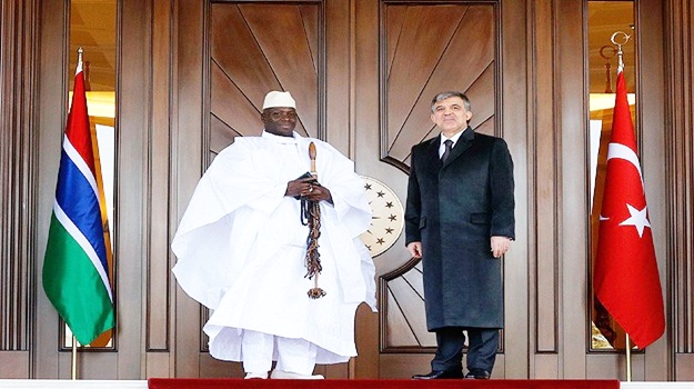 Gambiya Cumhurbaşkanı Jammeh Ankara'da