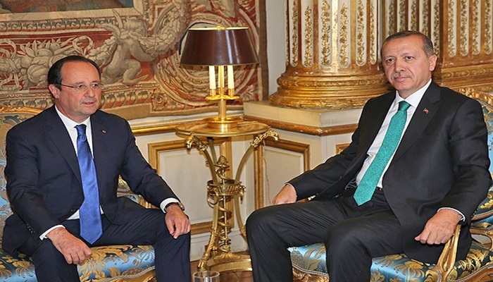 Fransa Cumhurbaşkanı Hollande'dan Erdoğan'a telefon