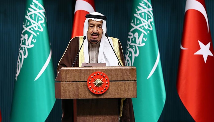 Kral Selman bin Abdulaziz'den Türk hükümeti ve halkına teşekkür