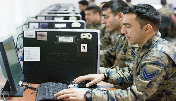 Asker ocağında meslek ediniyorlar