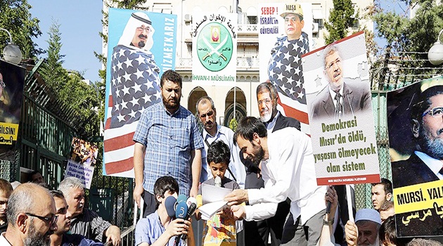 Ankara'da Sisi protestosu