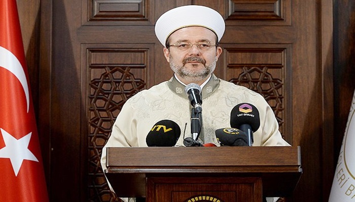 Diyanet İşleri Başkanı Görmez, "İslam coğrafyasında 12 milyon insan katledildiğinde ses çıkarmadılar"