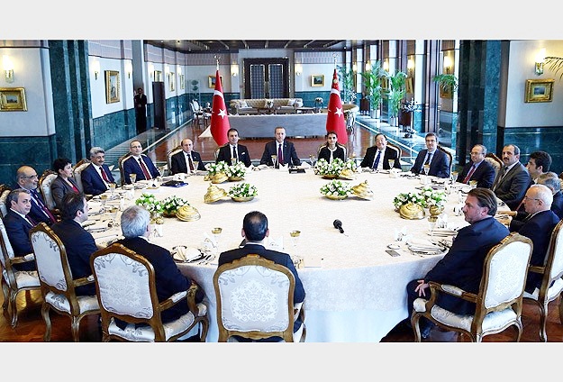 Erdoğan akademisyenlerle buluştu