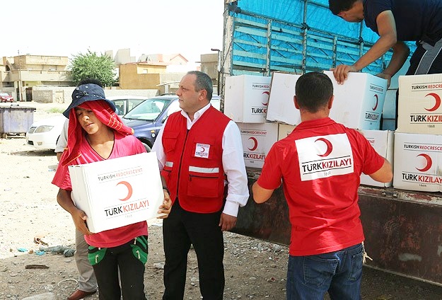 Türk Kızılayından Kerkük'te 200 aileye gıda yardımı
