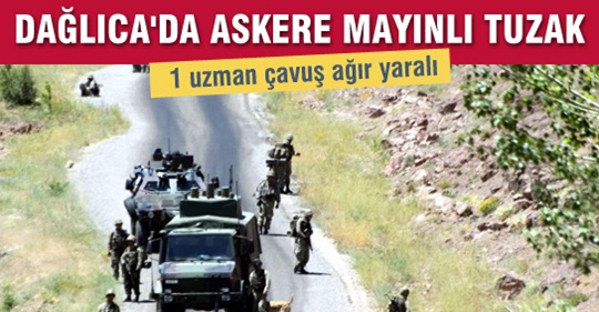 Dağlıca'da Askere Mayınlı Tuzak