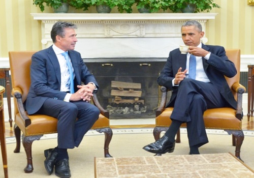 Obama, Rasmussen'le görüştü
