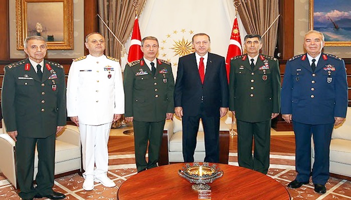 Erdoğan yeni komutanları kabul etti