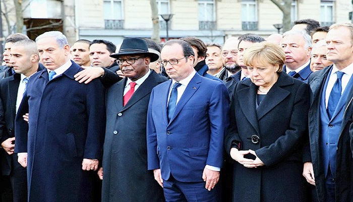 Netanyahu'nun Paris'teki yürüyüşe katılması skandaldır