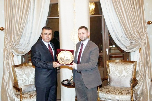 AB Siyasi İşler Müsteşarı Miller, Hatay Valisi Lekesiz'i ziyaret etti