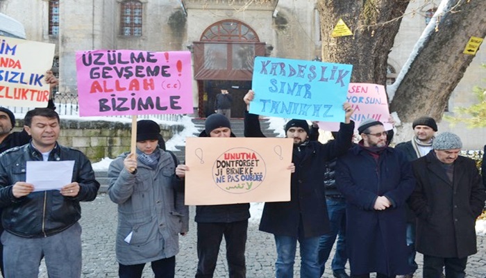 Çin'in hukuksuz uygulamalarına protesto