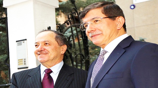 Davutoğlu Barzani ile görüştü