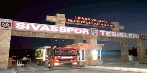 Sivasspor tesislerinde patlama