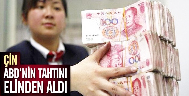 Çin, ABD'nin tahtına geçti