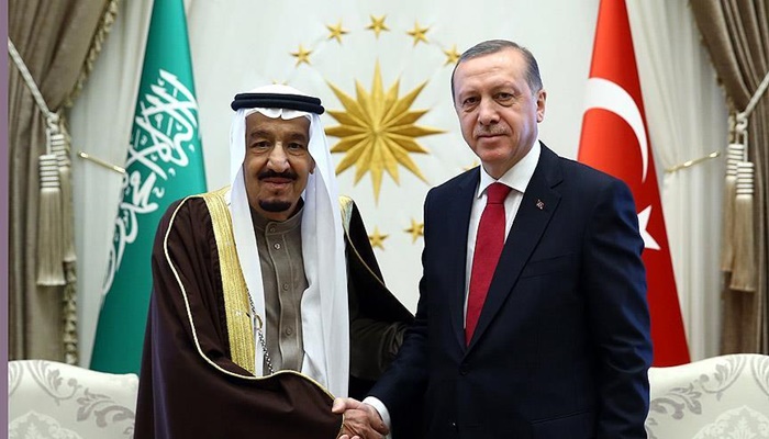 Cumhurbaşkanı Erdoğan ile Kral Selman "Suriye"yi görüştü