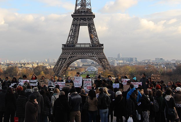 Paris'te Ferguson gösterisi