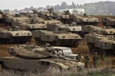 İsrail tank ve buldozerlerle Gazze'ye girdi